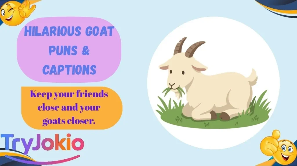 Hilarious Goat Puns & Captions