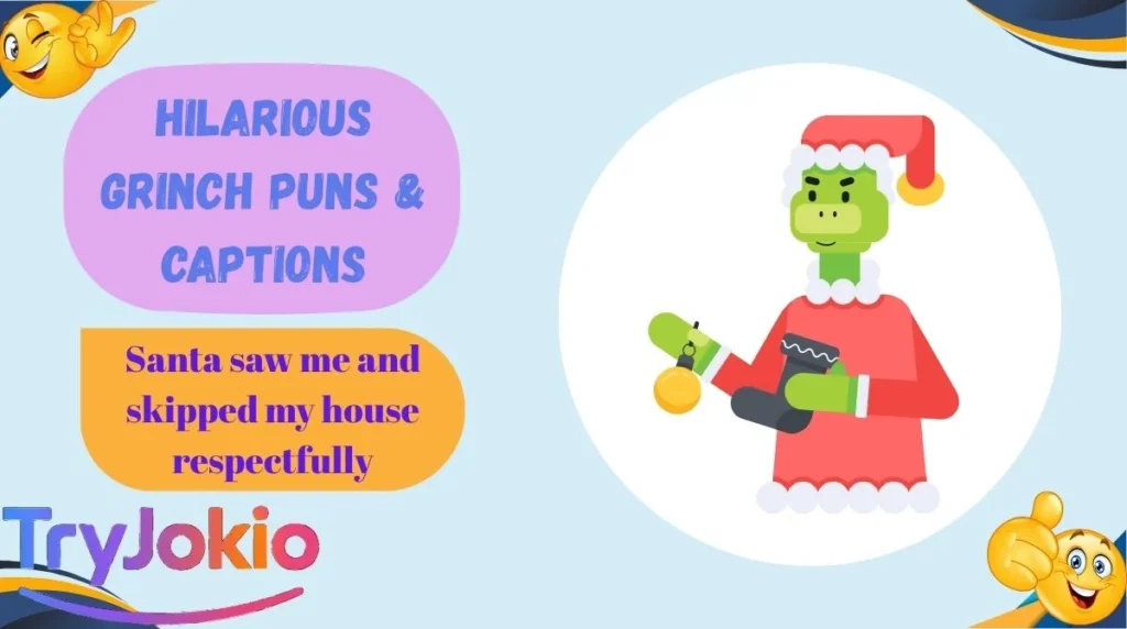 Hilarious Grinch Puns & Captions