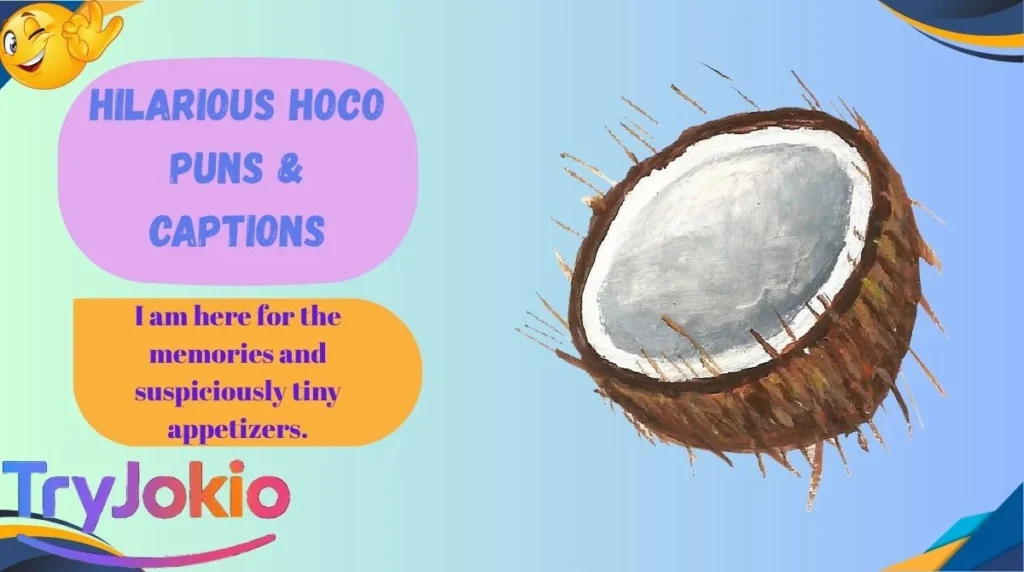 Hilarious Hoco Puns & Captions
