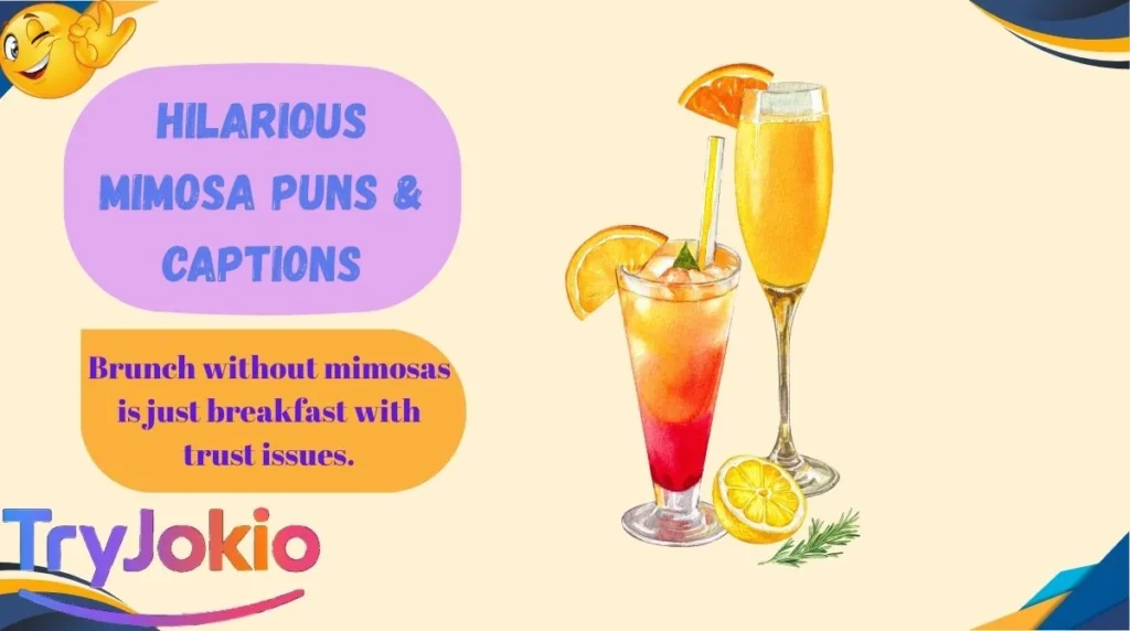Hilarious Mimosa Puns & Captions