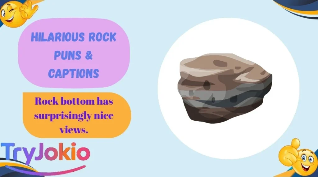 Hilarious Rock Puns & Captions

