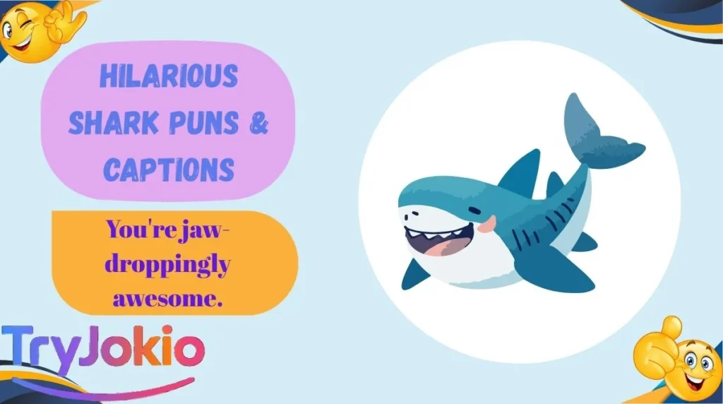 Hilarious Shark Puns & Captions