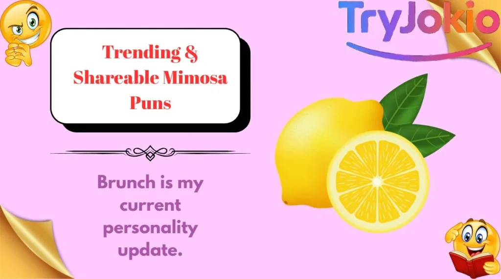 Trending & Shareable Mimosa Puns