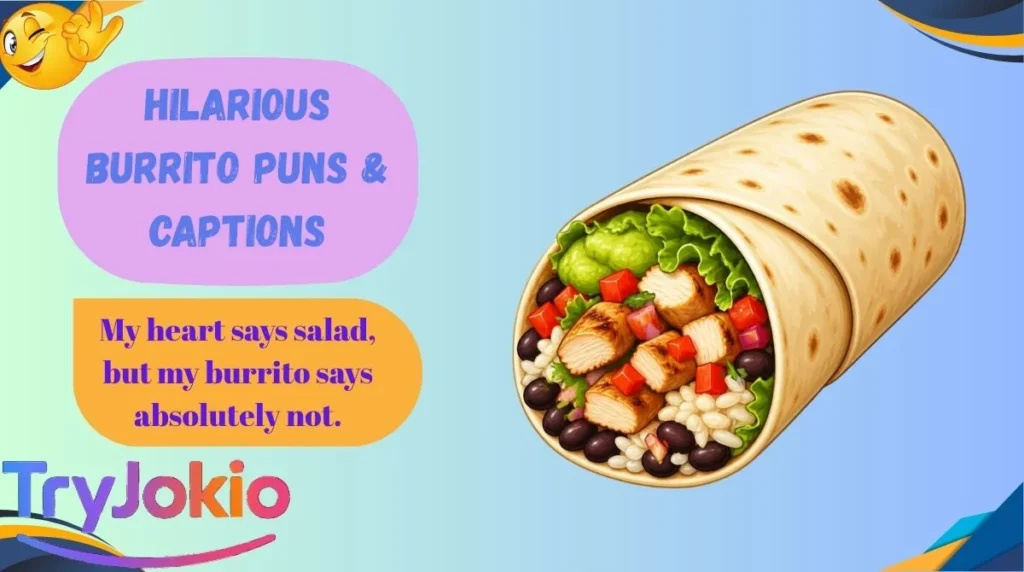 Hilarious Burrito Puns & Captions