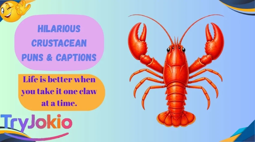 Hilarious Crustacean Puns & Captions