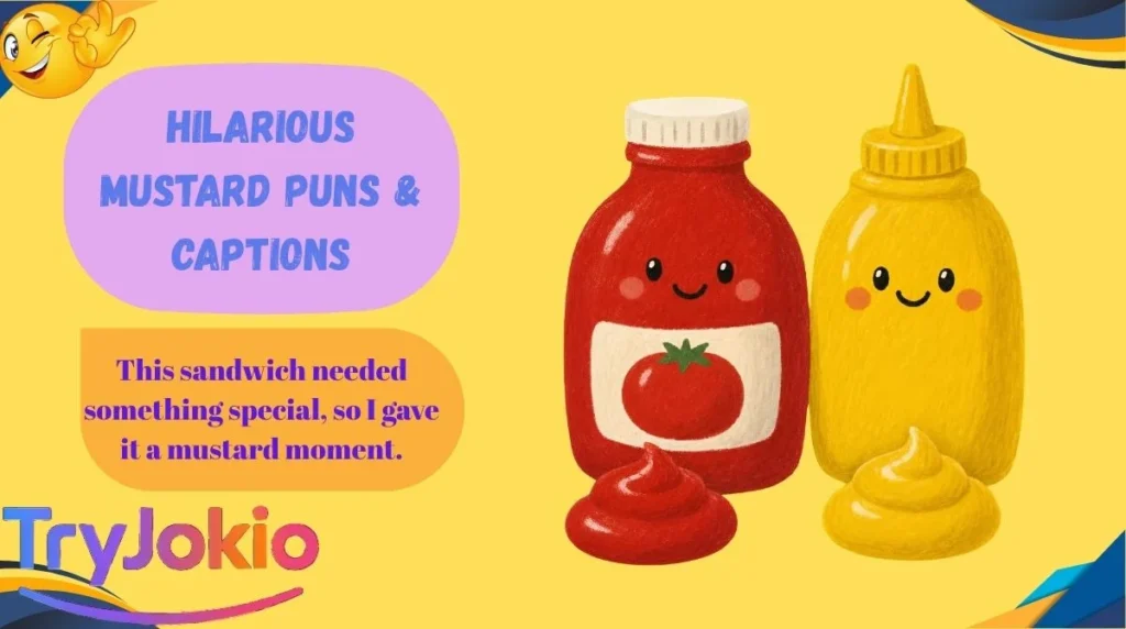 Hilarious Mustard Puns & Captions