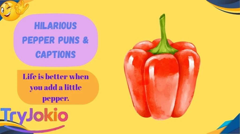 Hilarious Pepper Puns & Captions