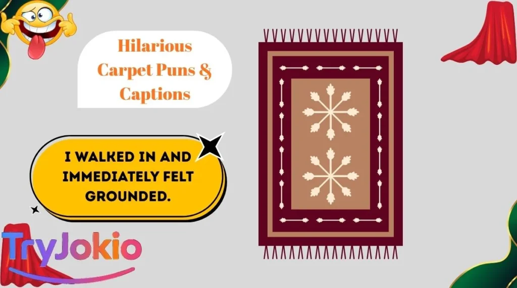 Hilarious Carpet Puns & Captions