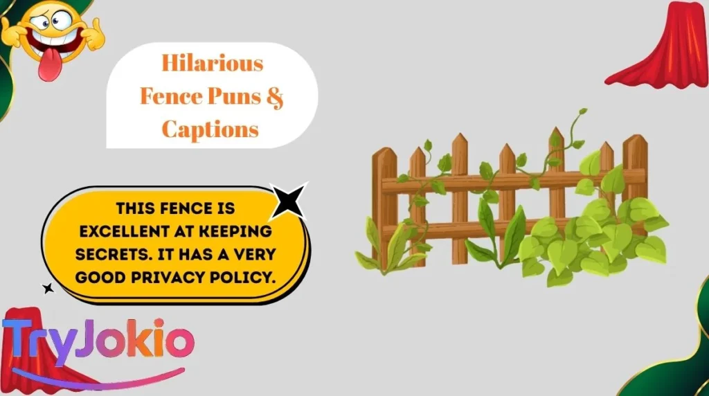 Hilarious Fence Puns & Captions