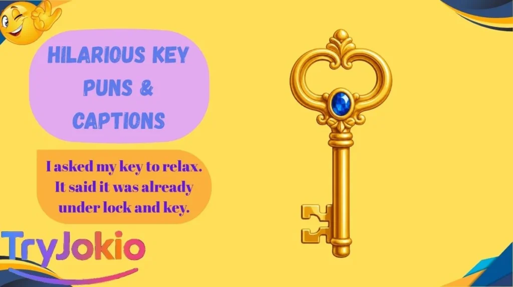 Hilarious Key Puns & Captions