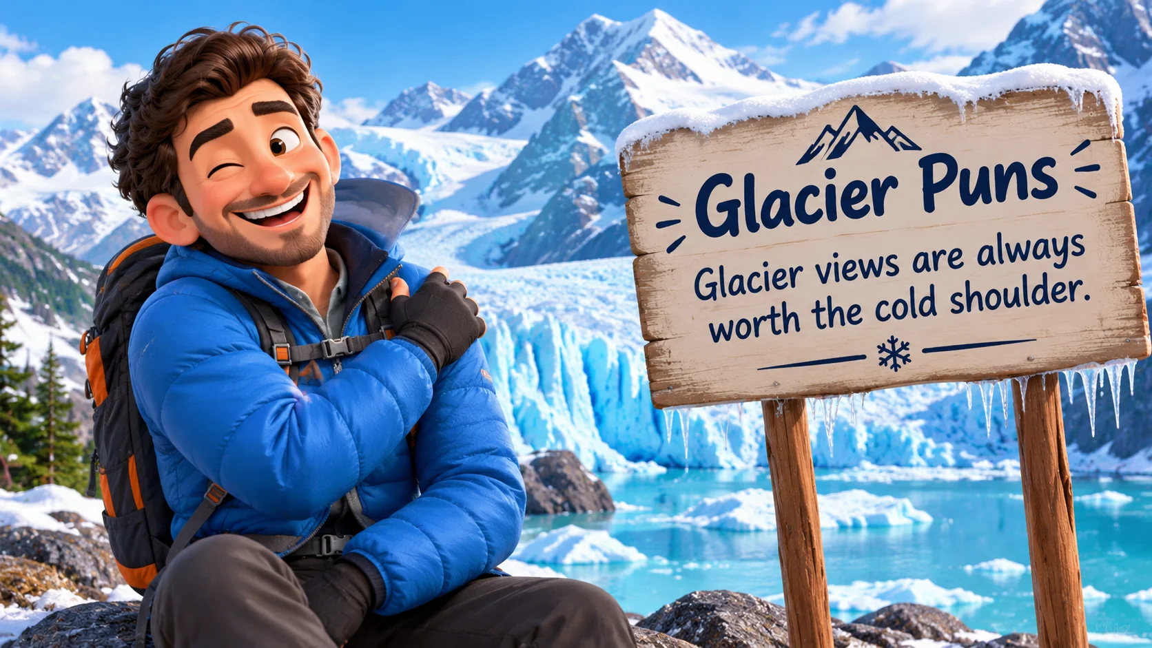 Glacier Puns