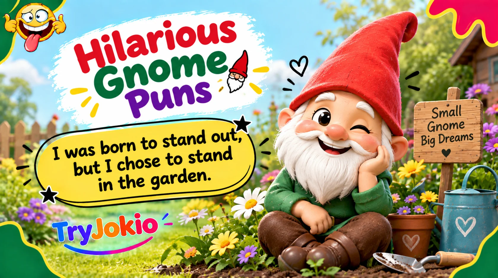 Just a little gnome trying to make it in a big world.