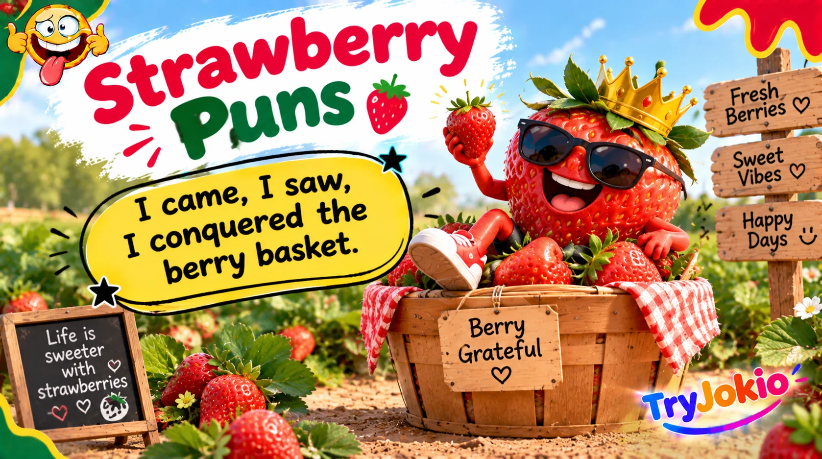 Strawberry Puns