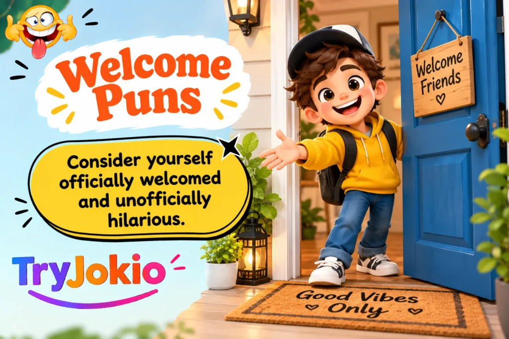 Welcome Puns