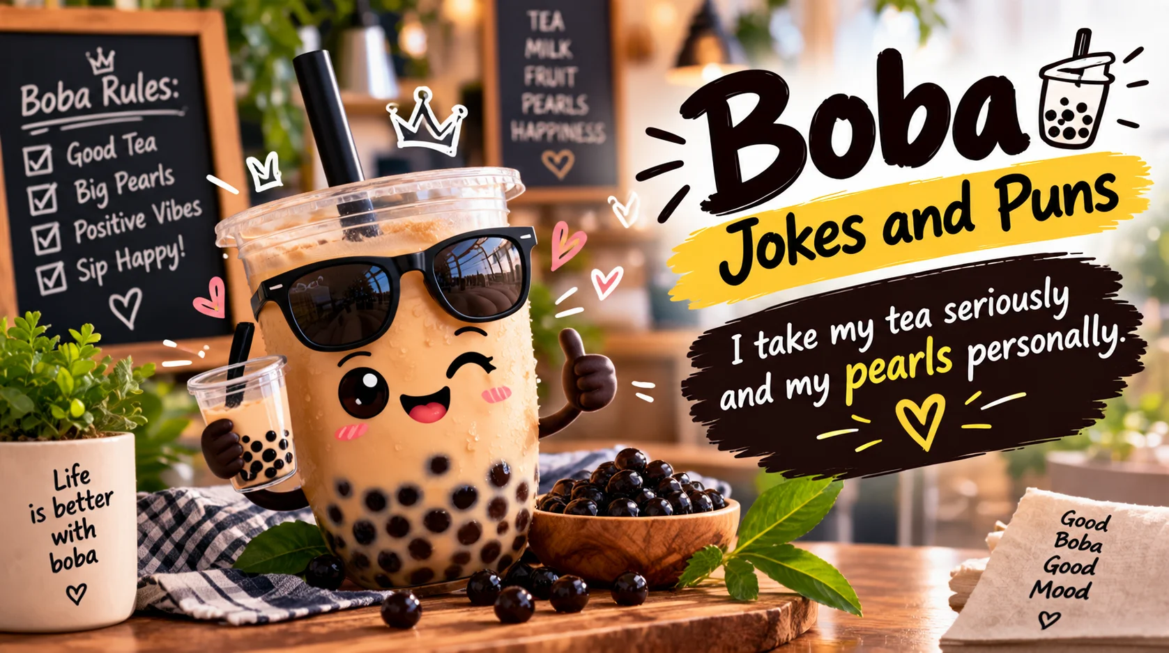 Boba Jokes and Puns