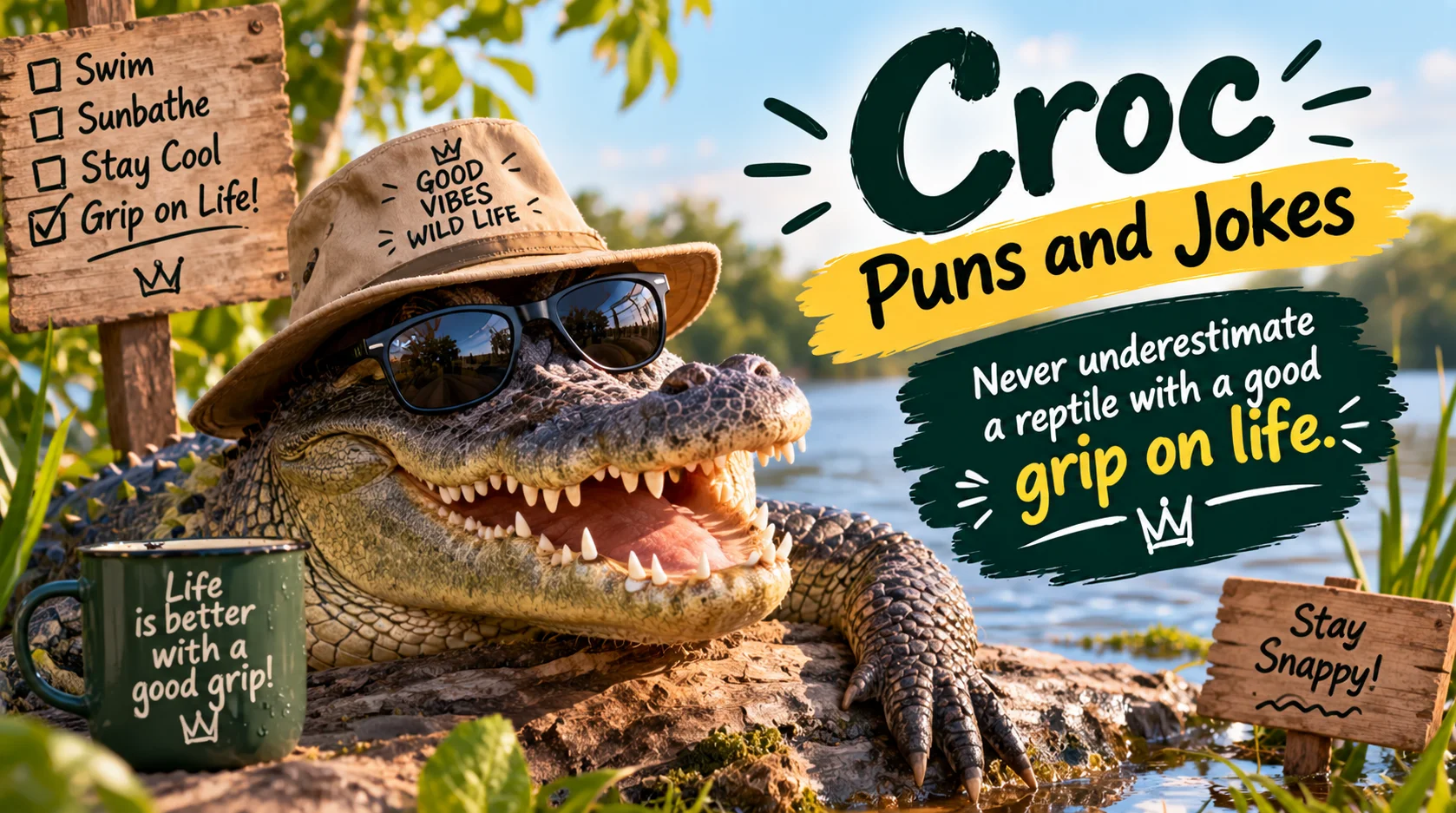 Croc Puns and Jokes