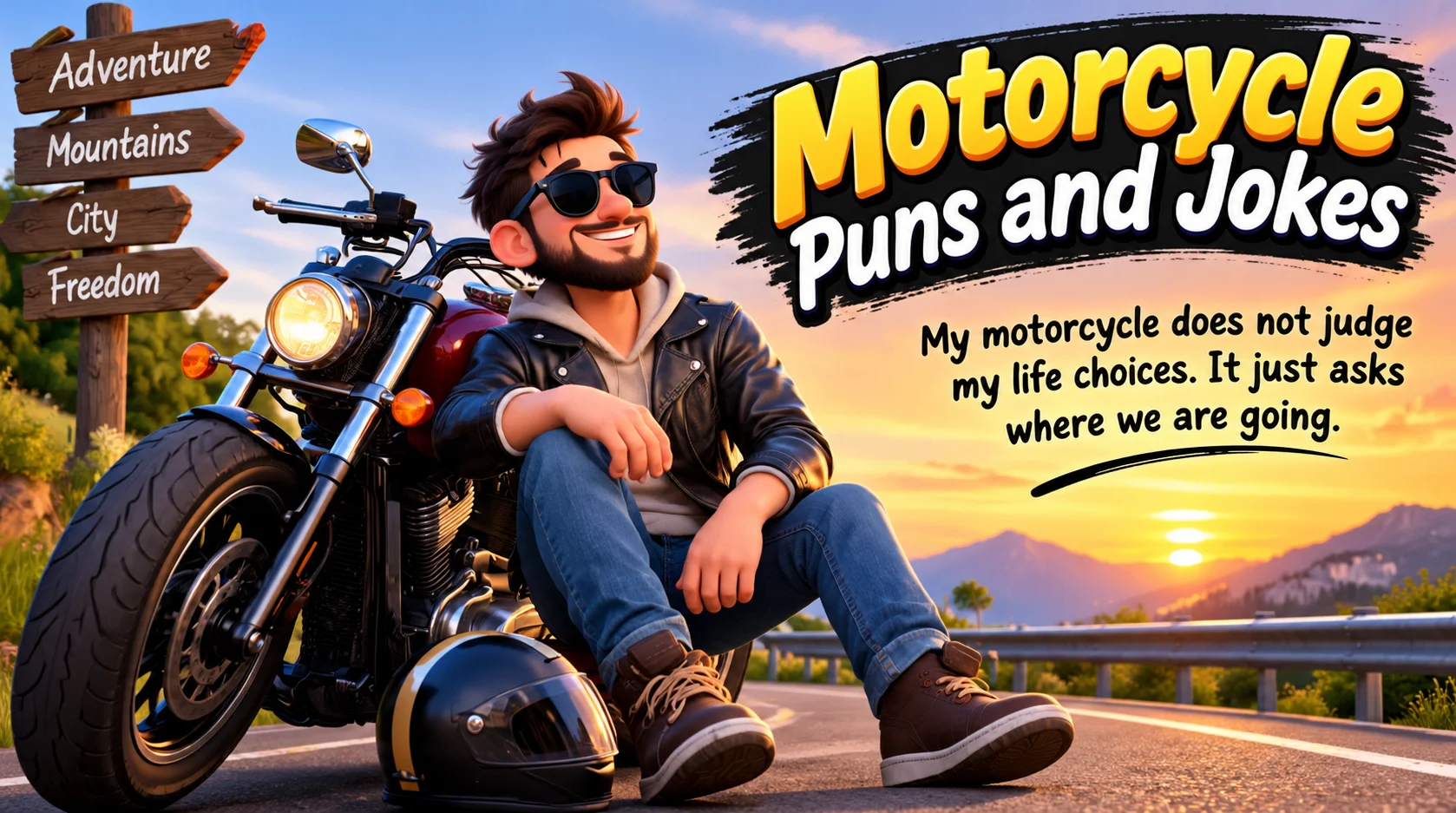 Motorcycle Puns and Jokes