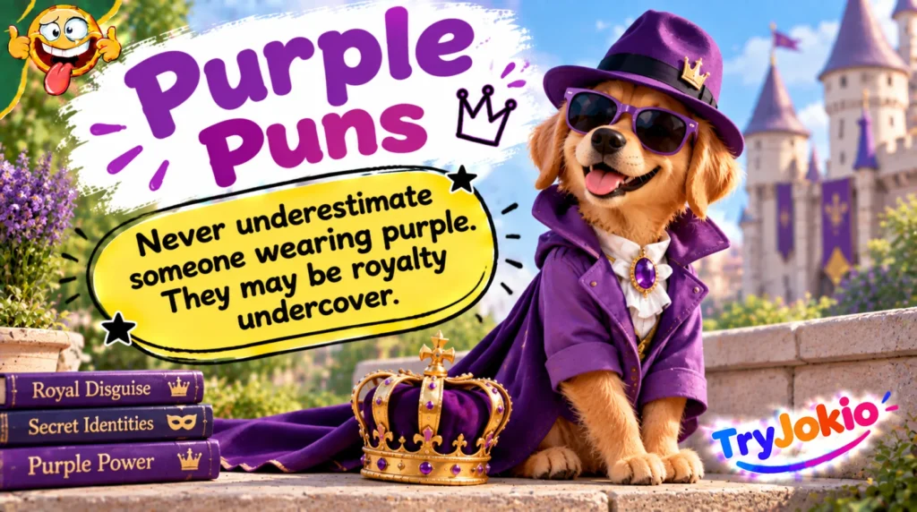 Purple Puns and Jokes
