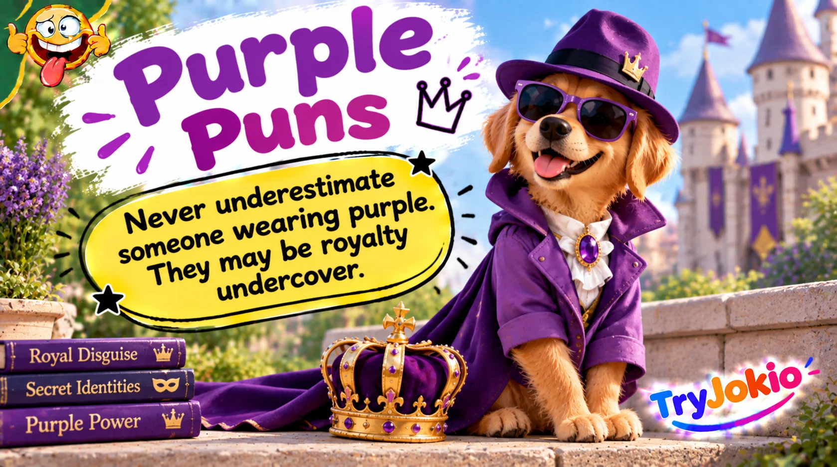 Purple Puns and Jokes