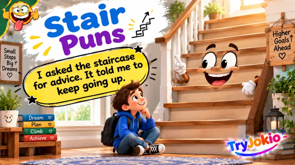 Stair Puns and Jokes