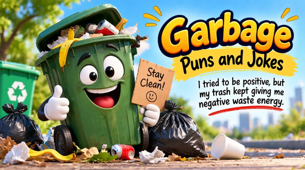 Garbage Puns and Jokes