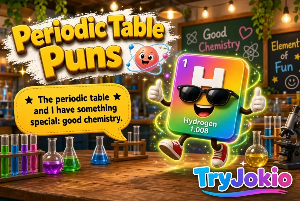 Periodic Table Puns and Jokes