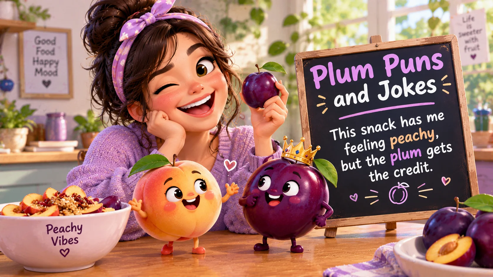 Plum Puns and Jokes